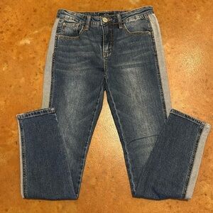 Opus denim jean. Size says 34 but please read measurements. Waist flat 14”